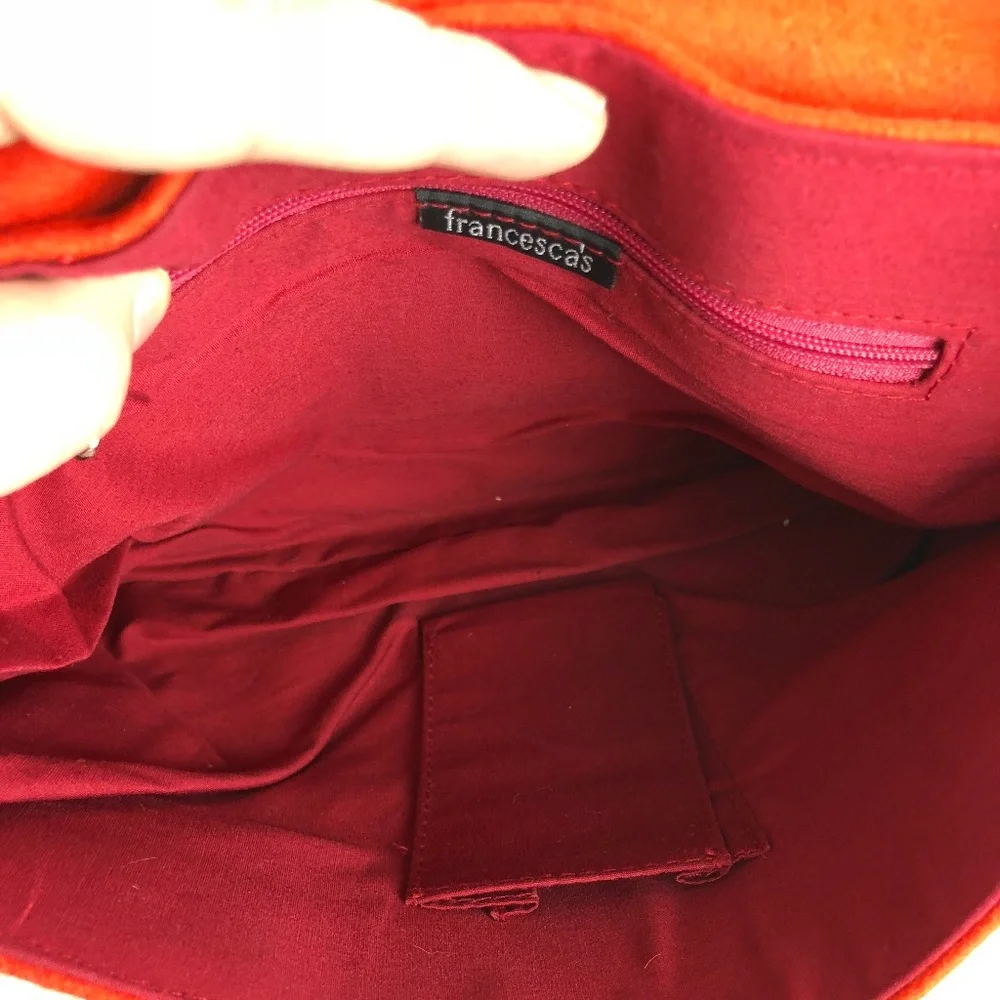 Francesca's‎ felt boho handbag